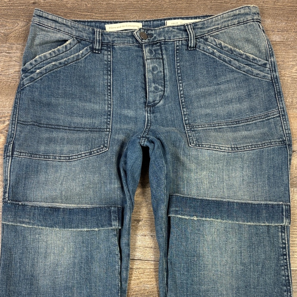 Pilcro and the Letterpress “Folio” Utility Jeans – Medium Wash – Size 30
